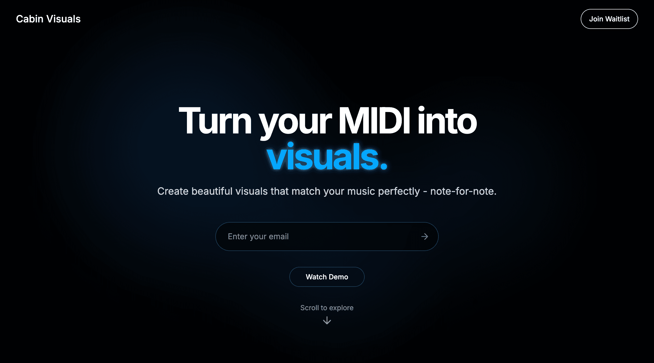 Cabin Visuals Website screenshot 2